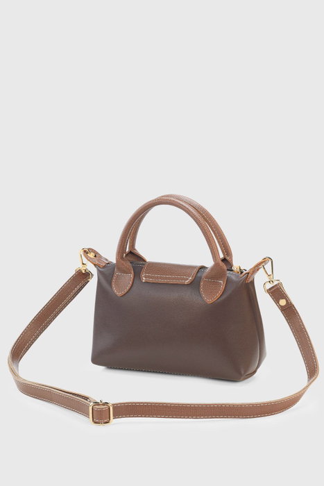 Zoozie Bags Bolso de Hombro en Marrón Oscuro